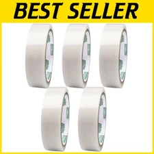 Transparent Library Tape - 1.5 Inch - 15 Yards - Pack of 5