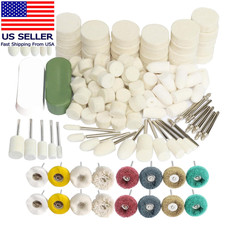 146PCS Abrasive Wheel Buffing Polishing Wheel Set,Rotary Tool Accessories Kit, W