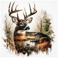 Diamond Painting Kits Deer, DIY Diamond Art Kits for Adults Beginners, 5D Full D