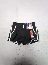 Champion Girls' Active Short Size 7/8 Black With Liner AM14