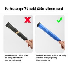 2Pcs 1.5M Kayak Paddle Anti-Slip Silicone Grip Tape 2.32 per metre