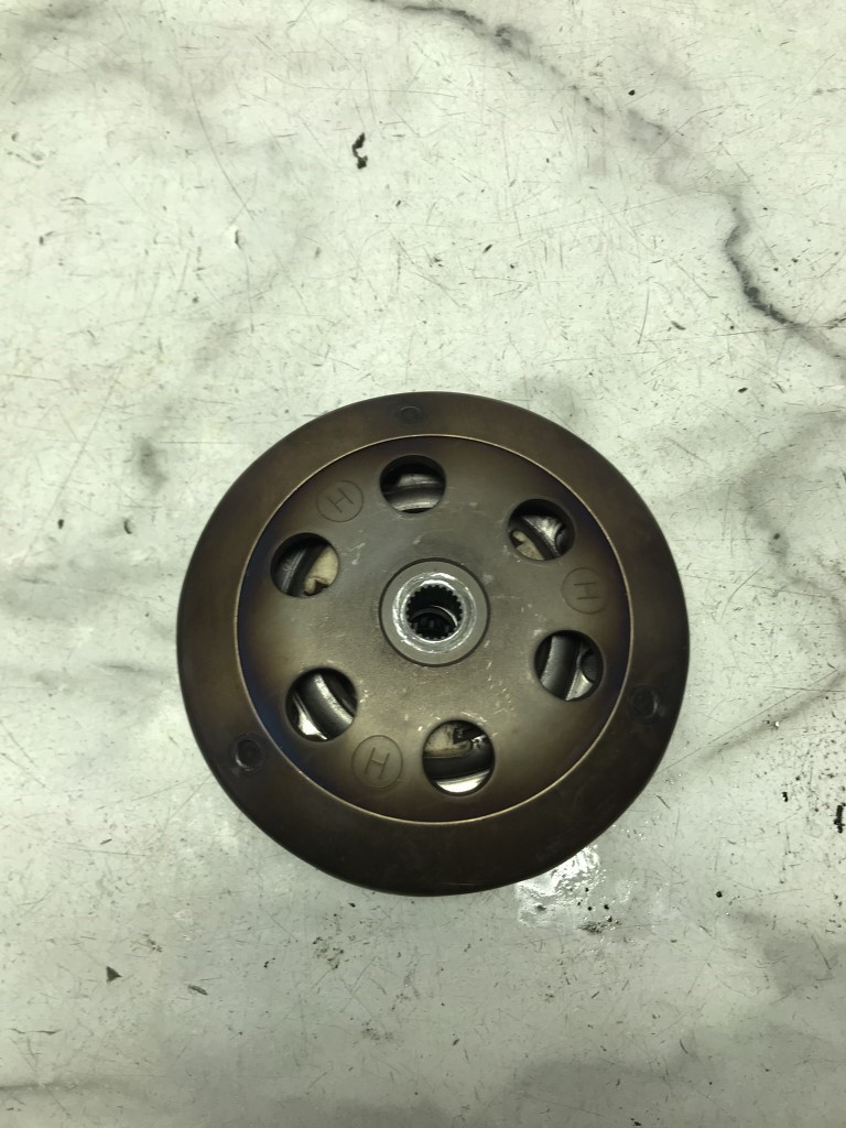 03 Honda NPS50 NPS 50 Ruckus Scooter Secondary Clutch Pulley Basket Bell
