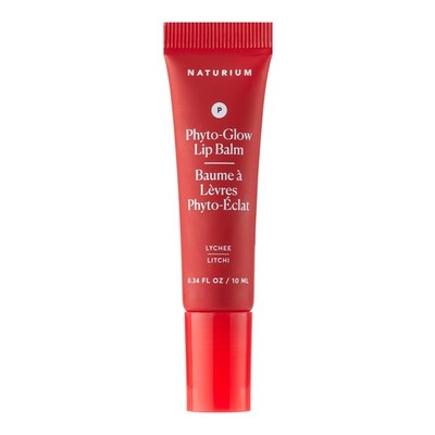 Lip Balm Hydrating Phyto Glow Glossy Finish 0.34 oz Lychee Naturium