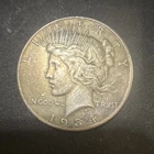 1934 Peace Silver Dollar $1 0.900 Fine Business Strike Philadelphia KM#150