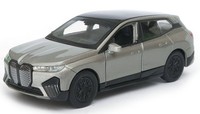 Welly Bmw Ix Grau Metallic MaßStab 1:34 1:39 4,5 Zoll Diecast Auto In Box