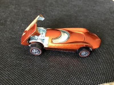 Hot Wheels Redline Lola GT70 1968 Orange Copper Made In United States
