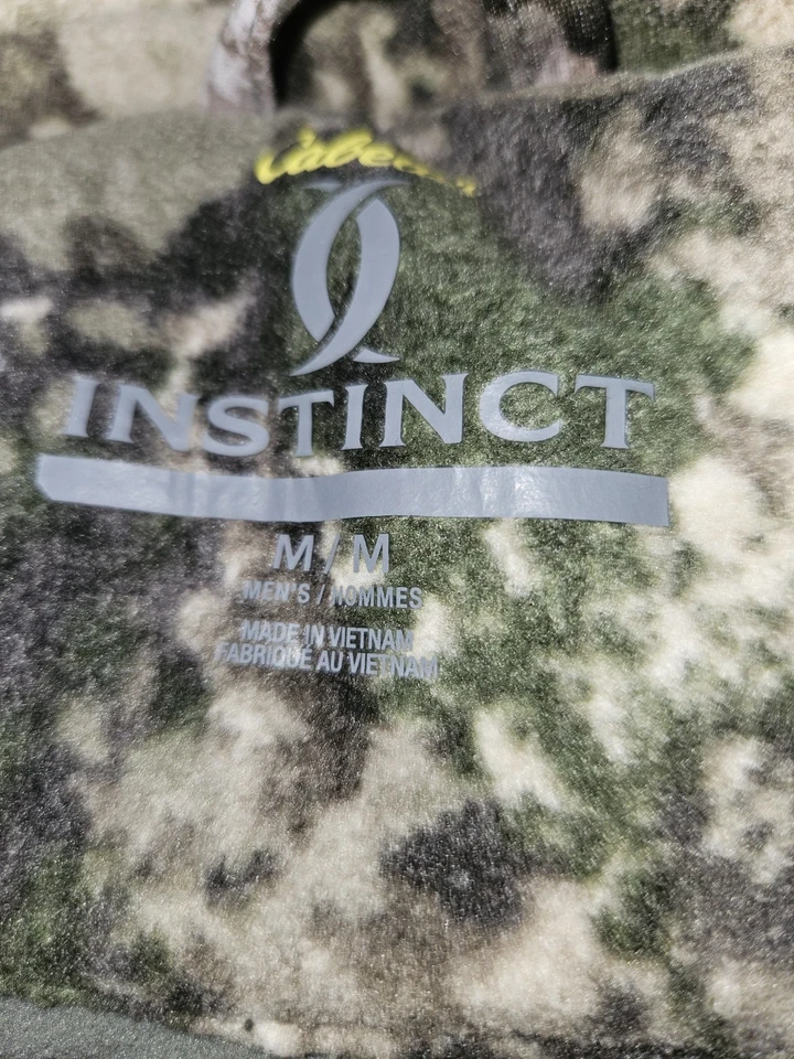 Mens Sz Med Instinct Stand Hunter Bibs True Timber Vsx Camo Bibs Scent Control - Image 3 of 4