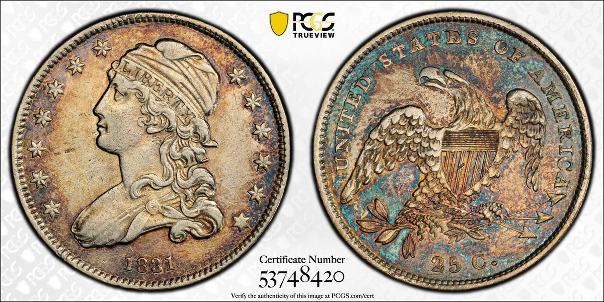 1831 Year Capped Bust US Quarters (1815-1838) for sale | eBay
