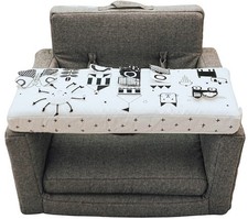  Black  White Wonder  Wise Happy Day Square Chair 7944