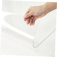  Clear Table Cover Protector, 32 x 54 Inch, 32" x 54" (Rectangular) Clear 1.5mm