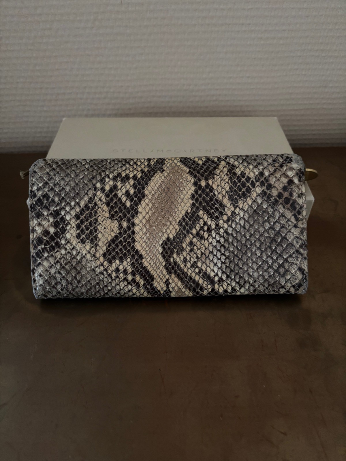 STELLA McCARTNEY Brown Python Wallet - image 2
