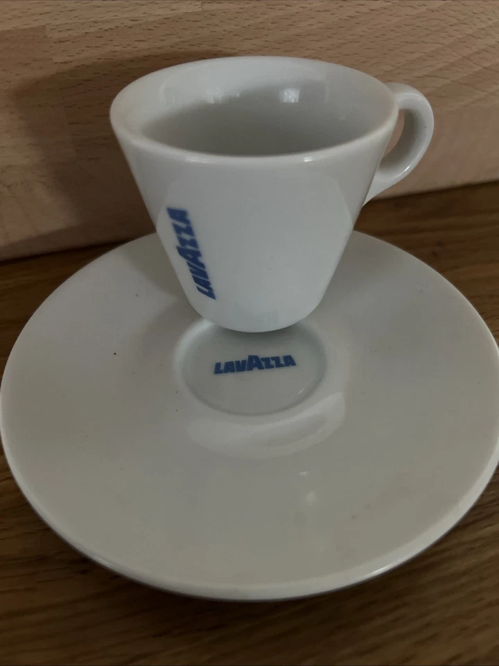 Lavazza Taza y Platillo Espresso 1 Juego Porcelana Italia Foto 4 de 4