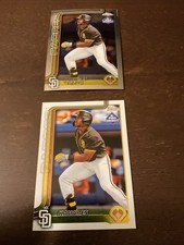 2025 Topps Pro Debut Padres Prospect Kavares Tears Topps Chrome/Common Card