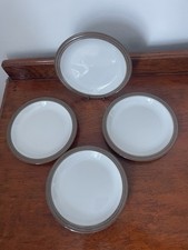 Denby Greystone Teaplate Tea / Side Plate X 4 VCG 16cm