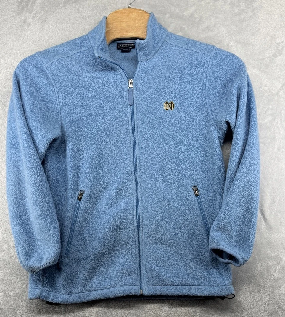 Lands End Notre Dame Fighting Irish Aircore 200 Fleece Jacket Unisex Medium