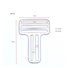 Weight Belt Slide Keeper Swimwear 316 Stainless Steel 60 90 2.5mm D-Ring