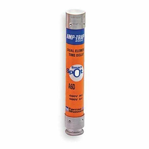 Mersen A6D10R 10Amp (10A) A6D 600V Time Delay Cartridge Fuse (Pack of 1) - Picture 1 of 1