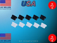 5 Pack Anti-Dust Plugs Lightning Port Cover for iPhone Pro & Apple Phones