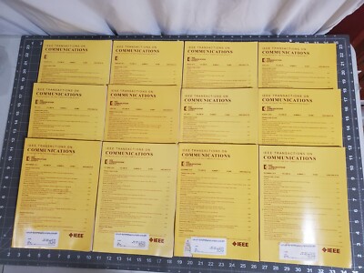 Lot of 12 IEEE Transactions On Communications : Full Set of 2010