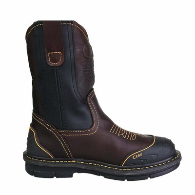 CEBU Work Boots Botas de Trabajo ATK Farmer Steel Toe Pull On Men SIZE 9 US  | eBay