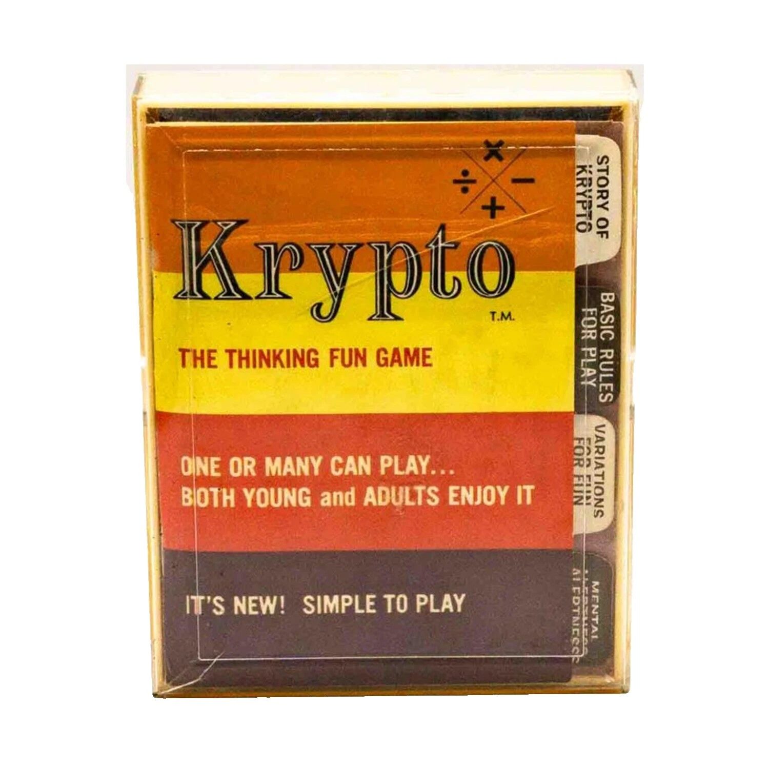 1963 Contemporary Card Games
