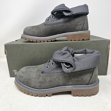 Youth Timberland Roll Top Premium Nubuck Boots / Grey Mono / TB0A16C7 065