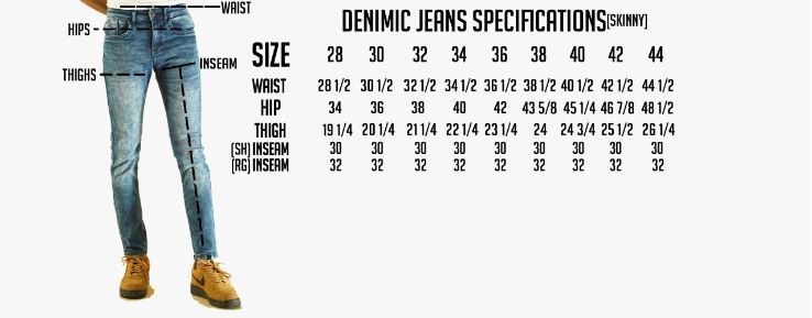 Denimic Jeans Men's Skinny Fit Taper Light Blue Sprayed on Comfort Stretch
