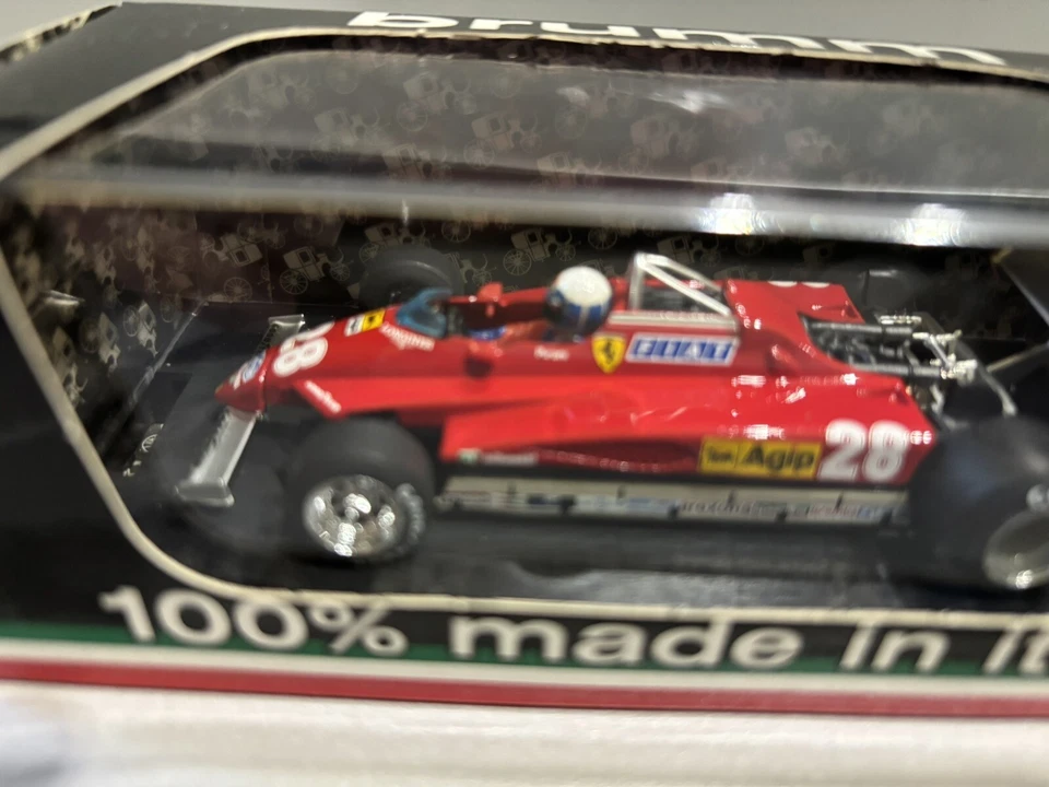 Ferrari 126 C2 1982 Gp San Marino #28 Pironi with driver 1:43 BRUMM R268-CH - Immagine 2 di 4