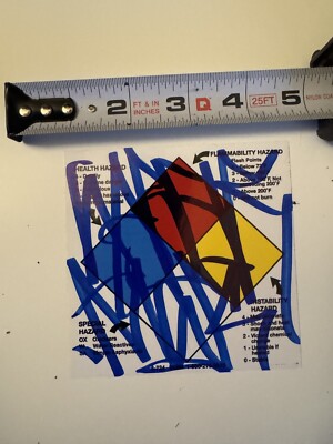 Saber Graffiti Hand Piece Sticker 