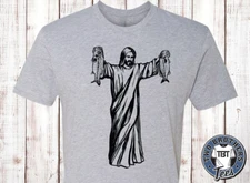 Bass Fishing JESUS T Shirt fish largemouth Christian 
