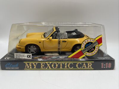 My Exotic Car - Club Metal Die Cast - 1:18 Porsche 911 Carrera 4 Globo RARE