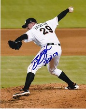 BRAD ZIEGLER    MIAMI MARLINS   ACTION SIGNED 8x10