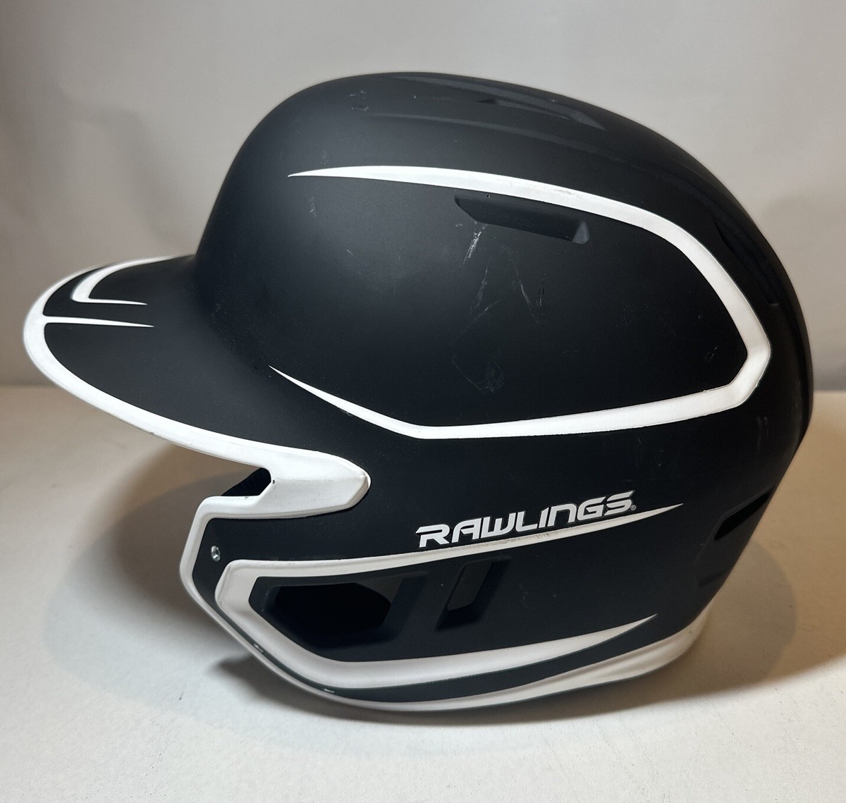 Rawlings Impax Mach-SR-RevA Black Softball Batting Helmet Fits 6 7