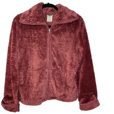 Patagonia Girls 14 XL Fleece Full Zip Jacket Burgundy Casual