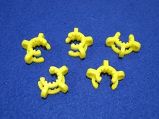 5 x Keck clamps: 14/20, 14/23, 14/38 Polyacetal