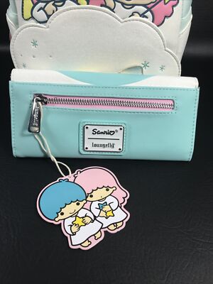 Loungefly Sanrio Little Twin Stars Mini Backpack & Wallet | eBay display picture 1
