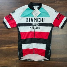 NEW with tags Bianchi Milano Short Sleeve Cycling Jersey - size XL