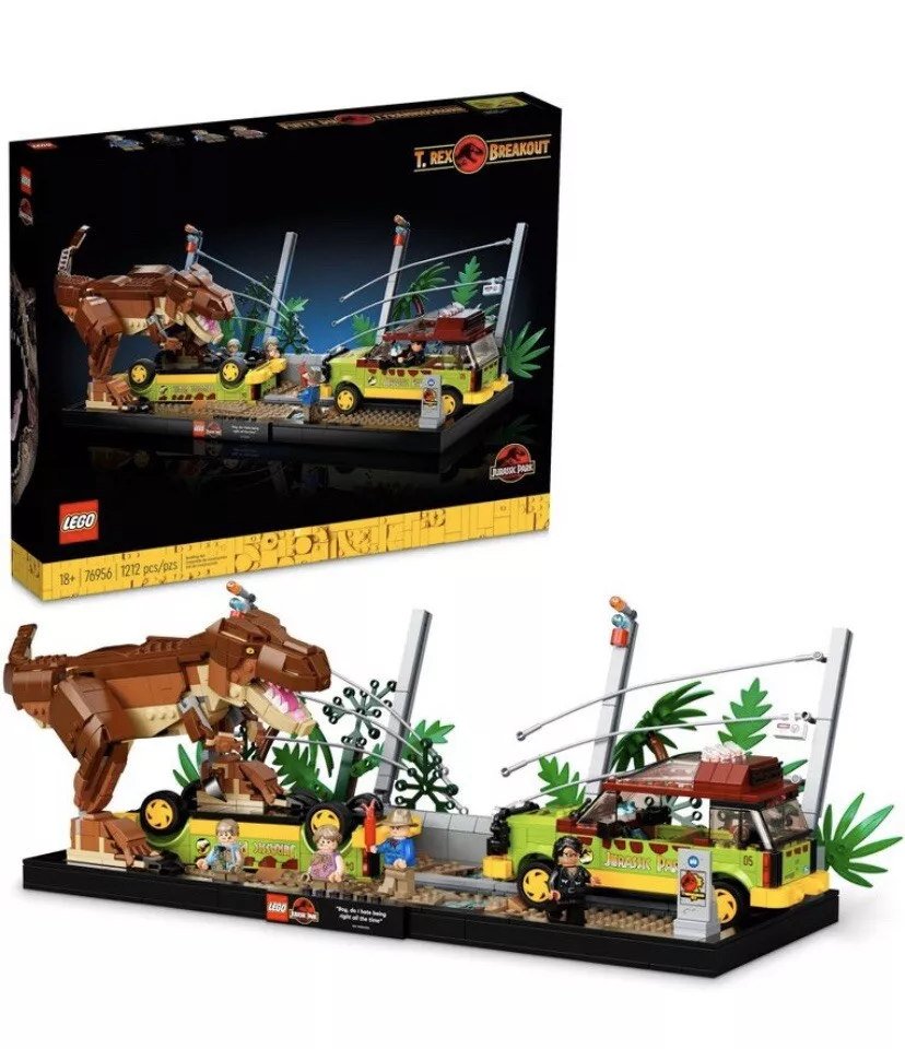 T rex lego set jurassic world new arrivals
