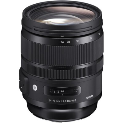SIGMA 24-70mm F2.8 Art DG OS HSM ZOOM LENS for CANON  in FACTORY BOX & CASE