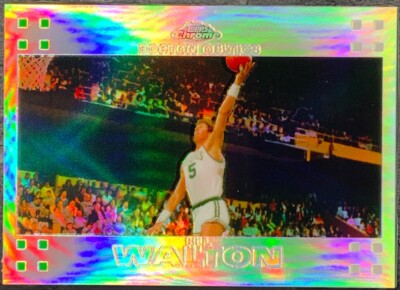 2007-08 Topps Chrome Refractor /999 Bill Walton #89 HOF