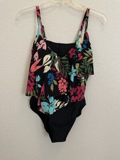 Aqua Green One Piece Swimwear XL 16/18 Swimsuit New