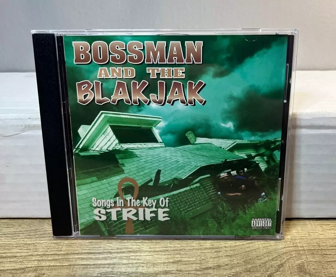 Bossman and the Blak Jak - Songs in the Key of Strife - Rap CD - 1996 4 Life Rec