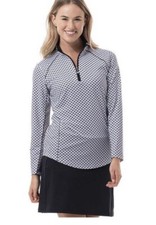 San Soleil SunGlow Paragon Shirt Pullover 1/4 Zip Size Small