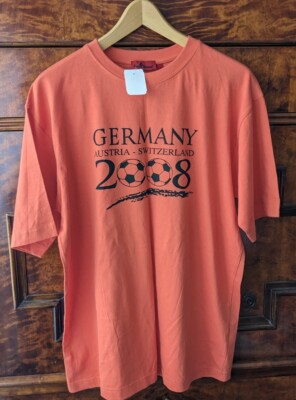 Tony Brown T-SHIRT Herren Orange Fußball Gr. L, NEU