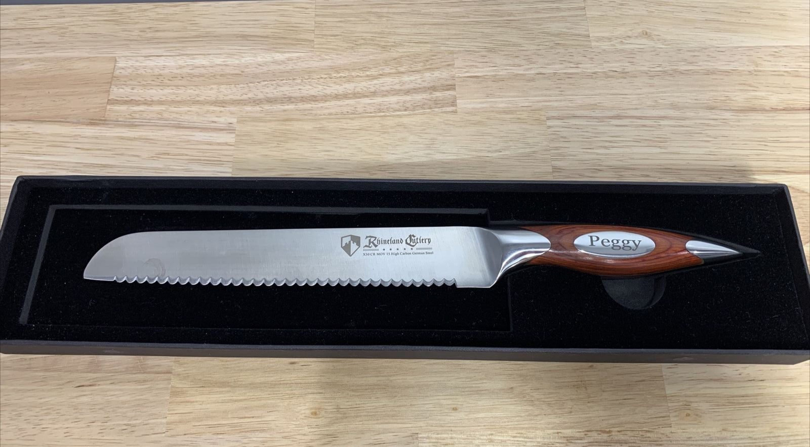 Rhineland Cutlery X50CR MOV 15 high carbon German steel knife eBay