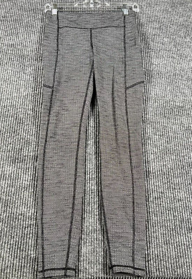 Lululemon Leggings Womens 6 Gray Active Workout Casual Gym Yoga Run Lift