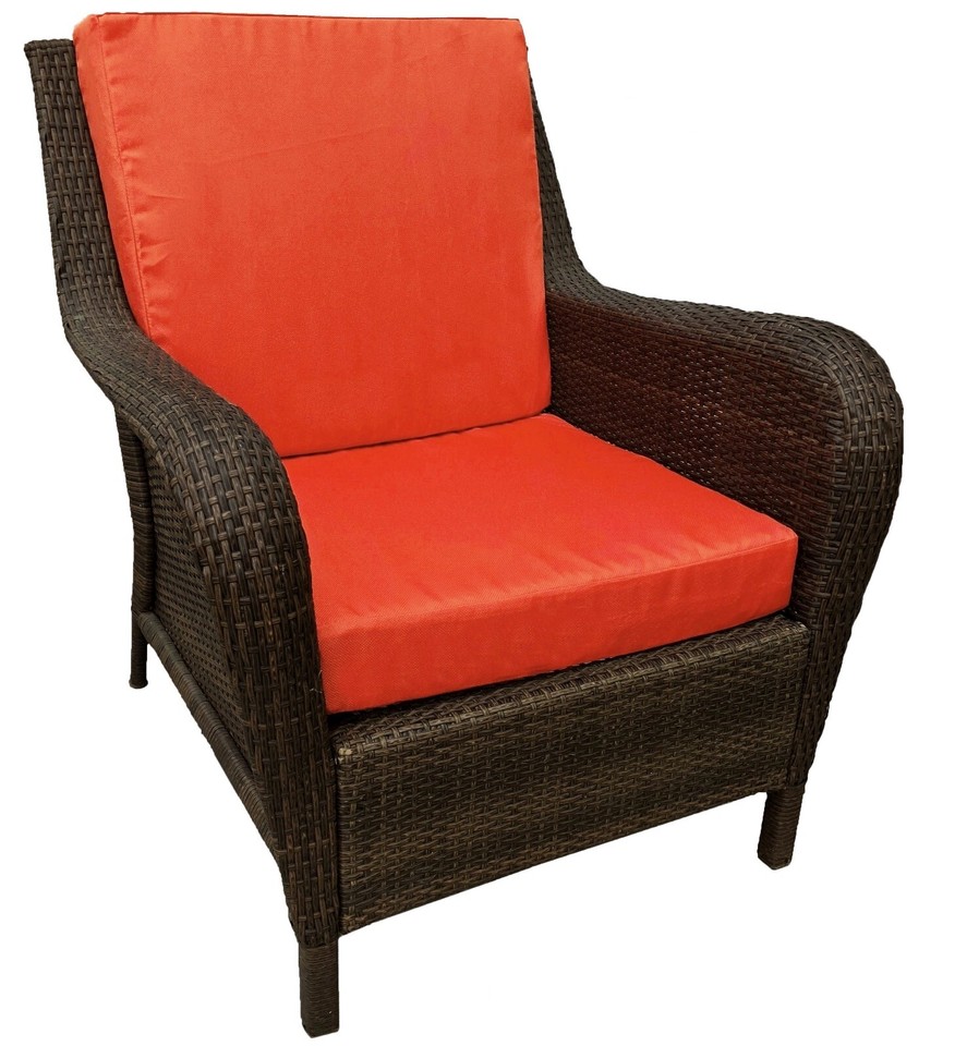 Outdoor 4 Pack Seat Chair Patio Cushions Zipper Cases 20"X18" 18X20