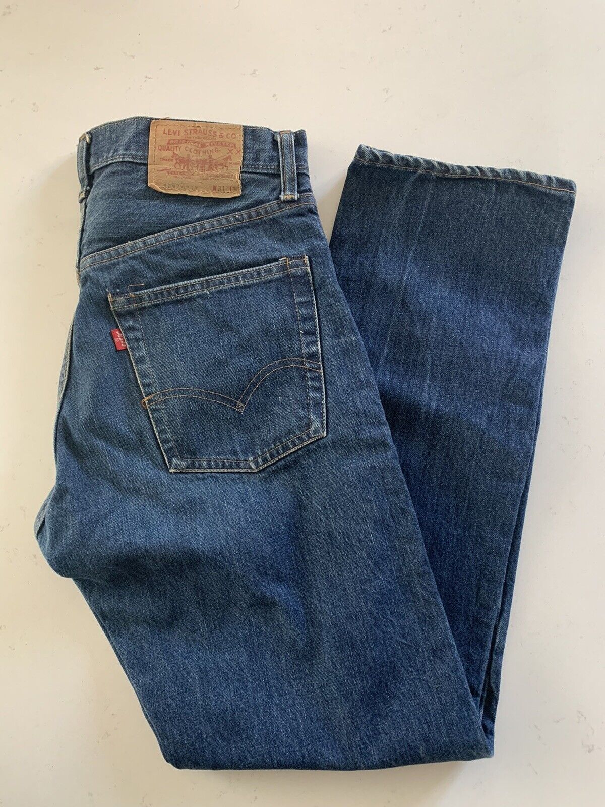 1960’s/1970’s Vintage Levi’s 505 0217 Jeans Talon Zip Non-Selvedge Single  Stitch