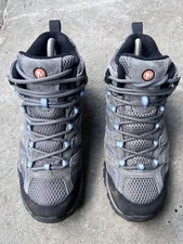 Merrell Women Shoes MOAB 2 MID Waterproof Hiking Trail Granite Sz 7.5 J06054