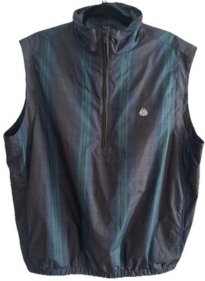 Brooks Brothers Country Club Prosport Sz L Golf Vest Plaid Green/ Blue